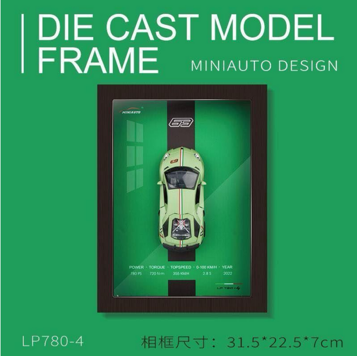 合金車模型3D立體掛畫