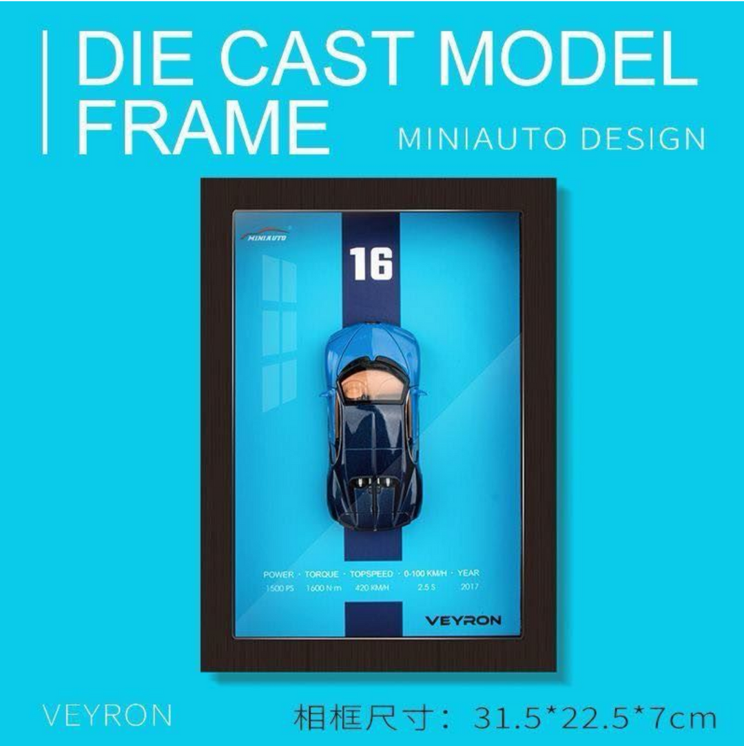 合金車模型3D立體掛畫