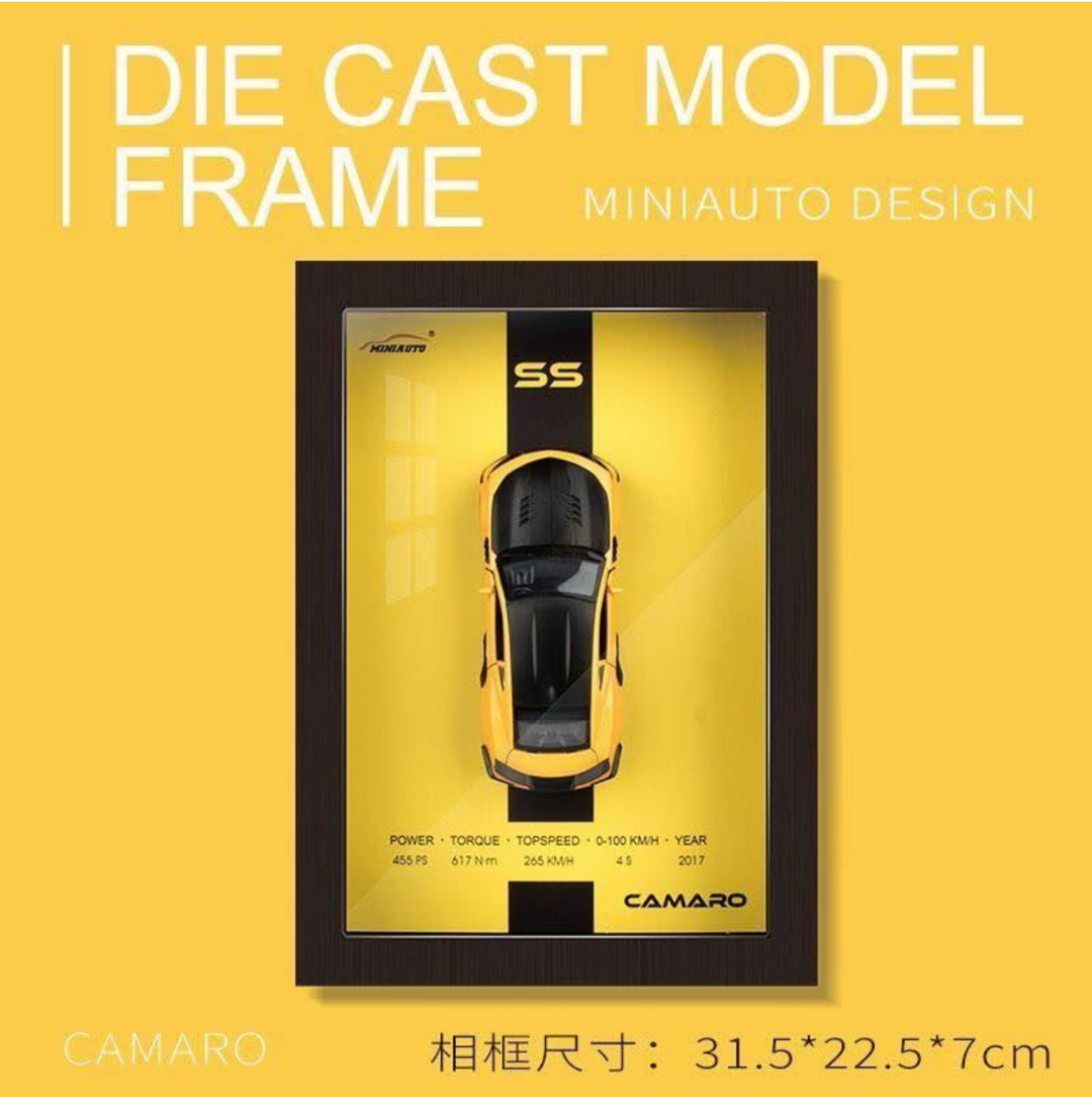 合金車模型3D立體掛畫