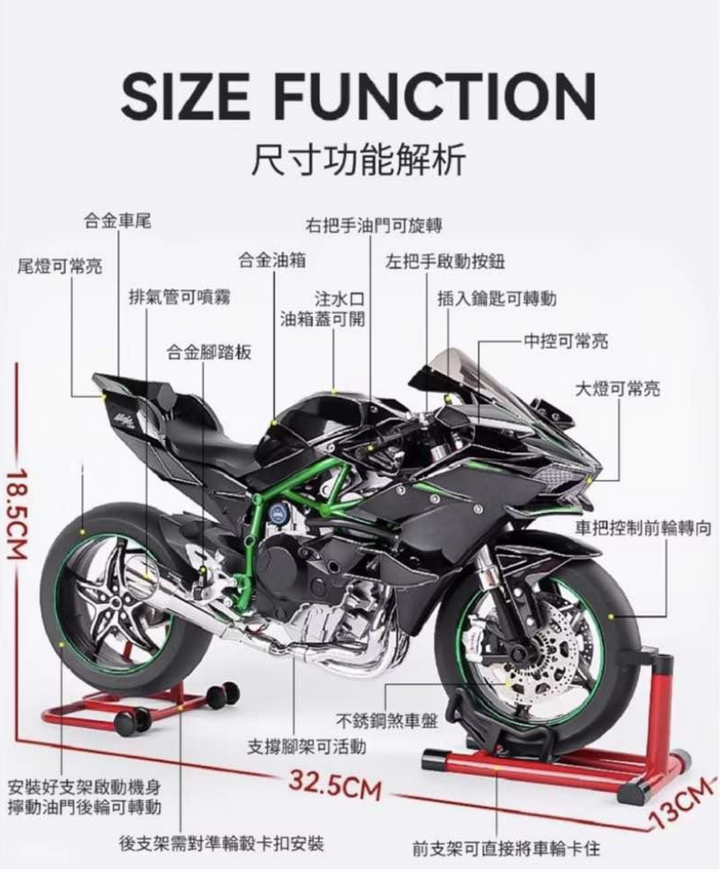 Kawasaki H2R 川崎模型